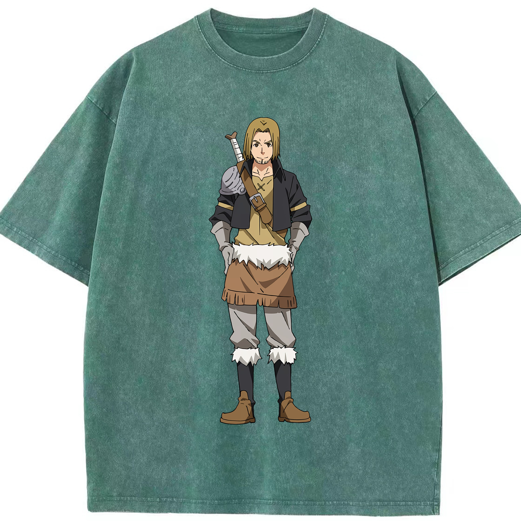 （画像用） 転スラ Regarding Reincarnated to Slime 綿100% ヴィンテージ風 半袖Tシャツ（フロントプリント）